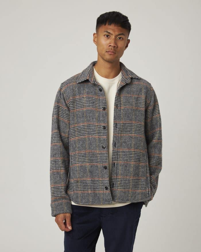 Peregrine Wool Redcliffe Check Overshirt