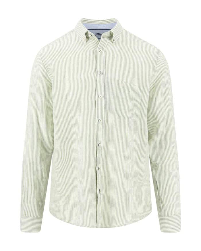 Fynch Hatton Classic Linen Stripe Shirt